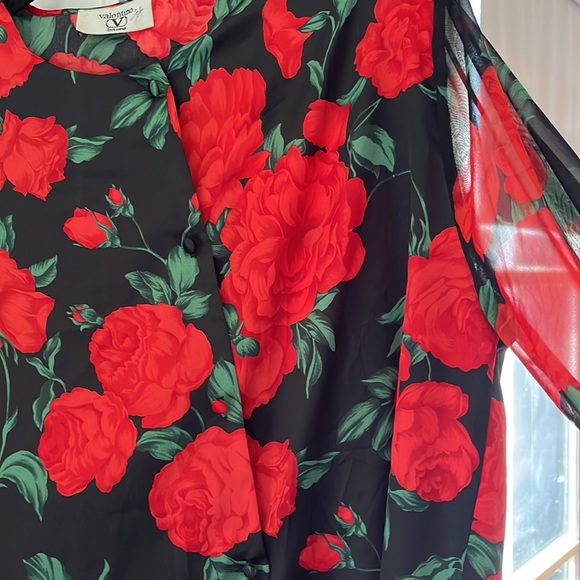 NWOT vintage Valentino Intimates two pajamas, nightshirt and pant Size SM - Picture 6 of 10